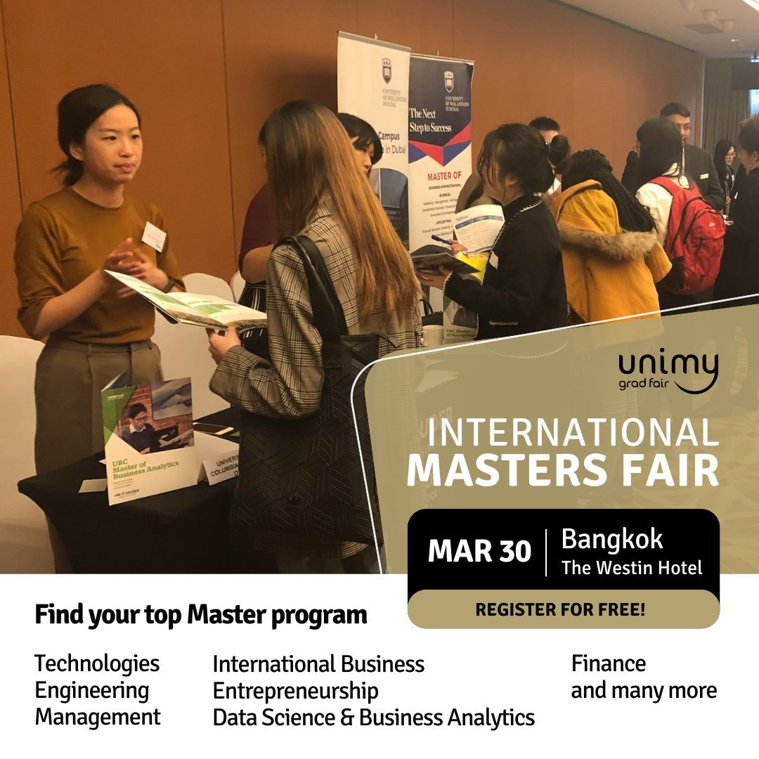 UNIMY GRAD FAIR BANGKOK ON 30 MARCH, Bangkok, Thailand