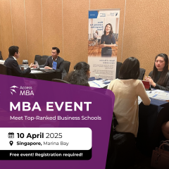 Access MBA Singapore in-person event on April 10