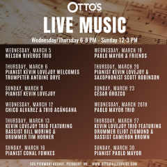 March Live Music Line-Up at Otto's Full Service