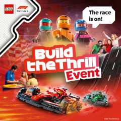 LEGO® F1® - themed 'Build the Thrill Event' at LEGO Discovery Center Atlanta