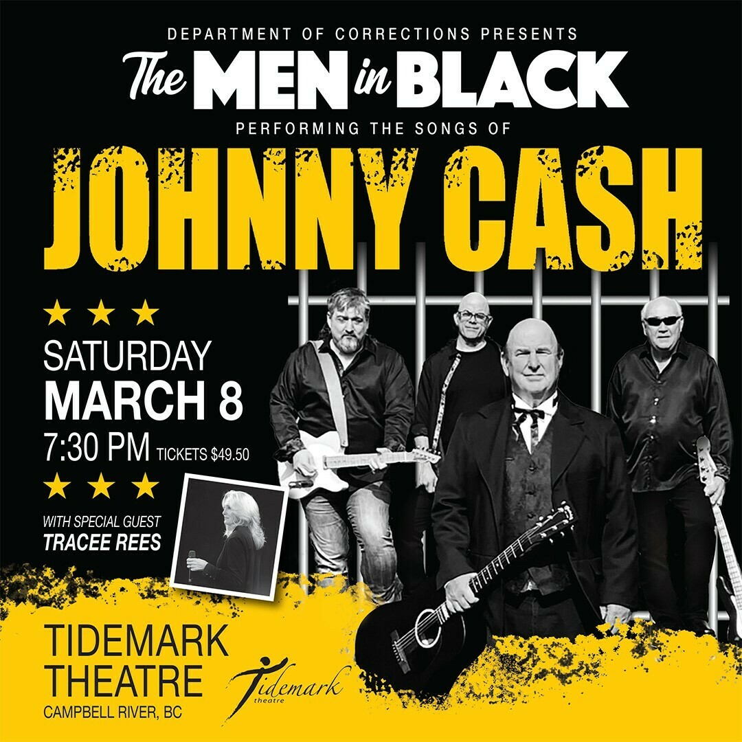 The Men in Black performing the songs of Johnny Cash, Campbell River, British Columbia, Canada