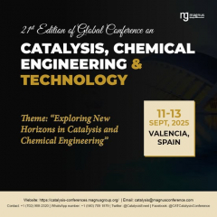 21st Edition of Global Conference on Catalysis, Chemical Engineering & Technology