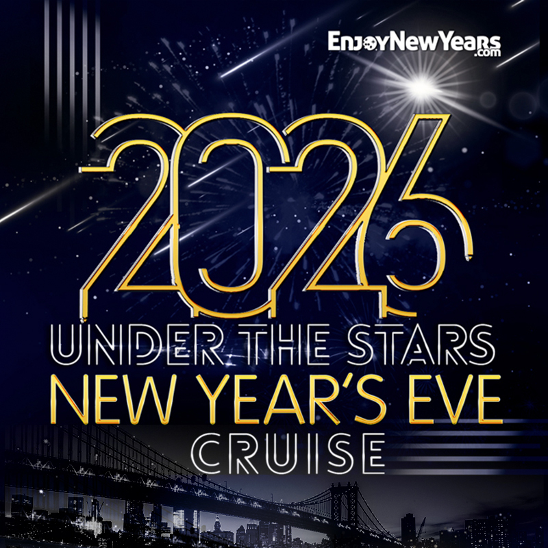All Inclusive New Year's Eve "Under the Stars" Fireworks Party Cruise with Open Bar, Dinner Buffet, New York, United States