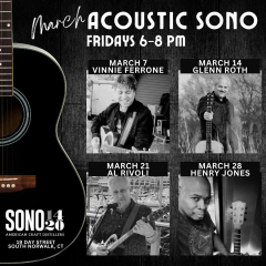 Acoustic SoNo: Live Music Series at SoNo 1420 Distillery - March Listings