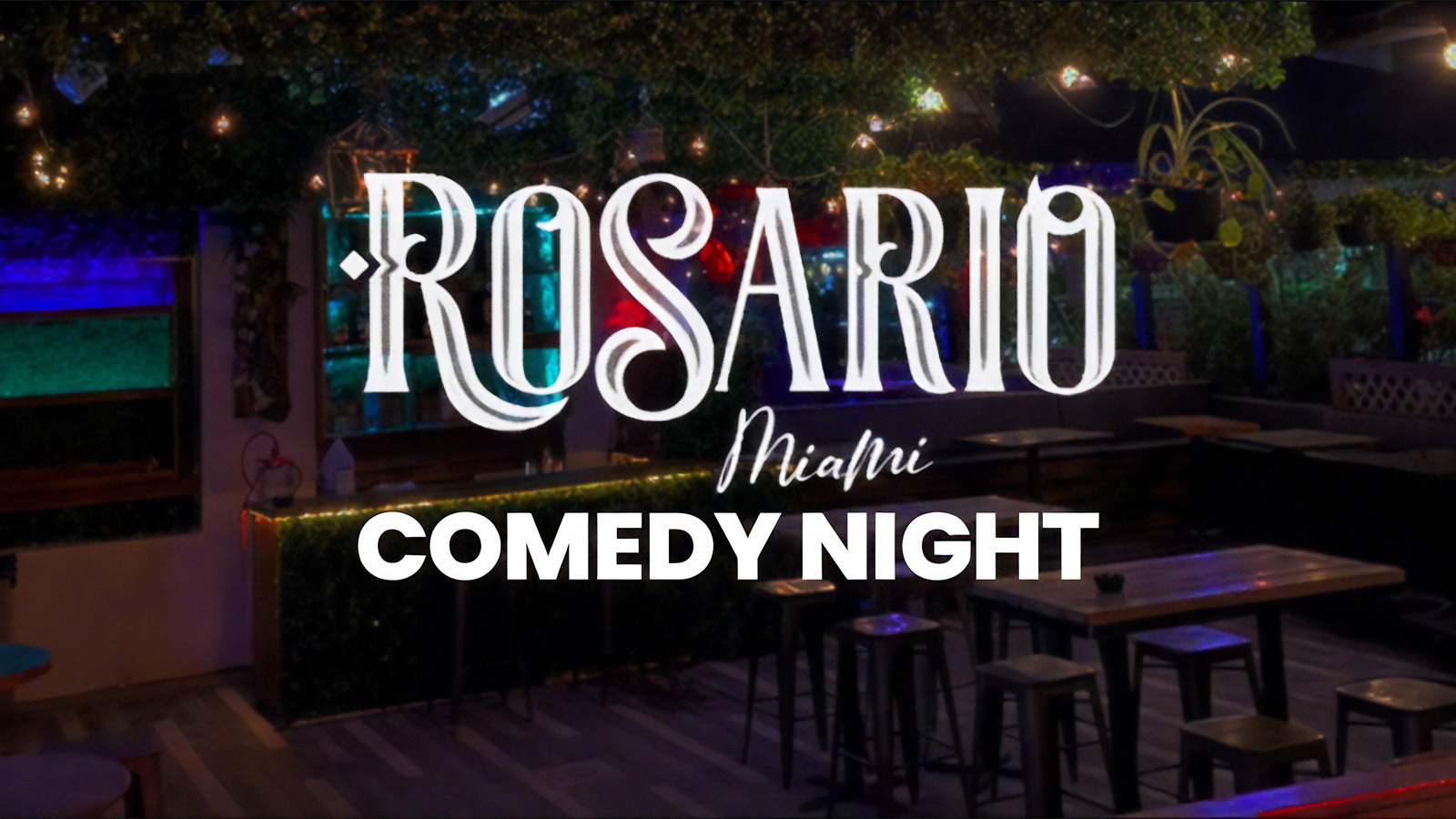 Rosario Brickell Comedy Night, Miami, Florida, United States