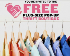 Bigger Together FREE Plus-Size Pop-Up Thrift Boutique