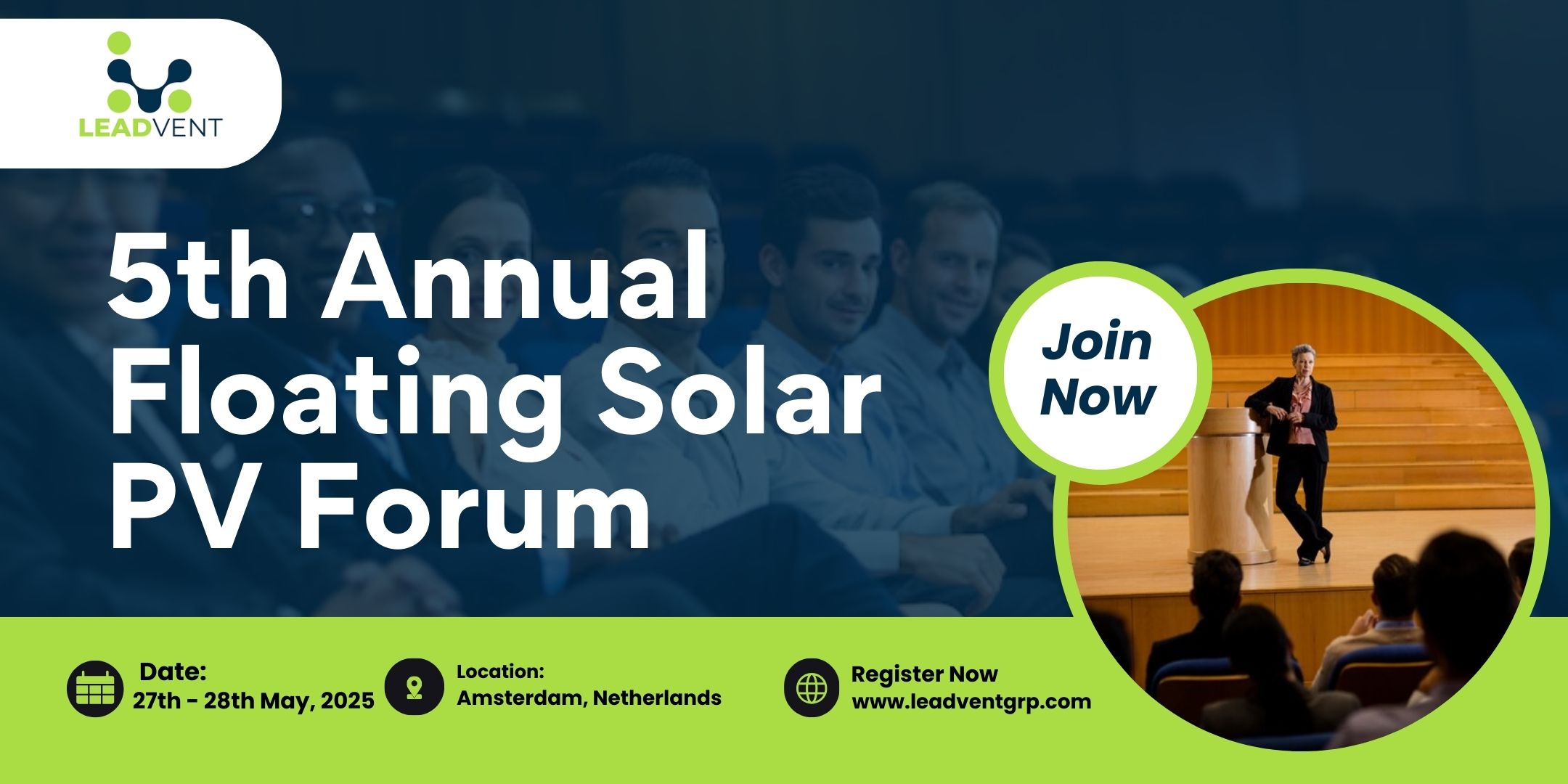 5th Annual Floating Solar PV Forum, Online Event