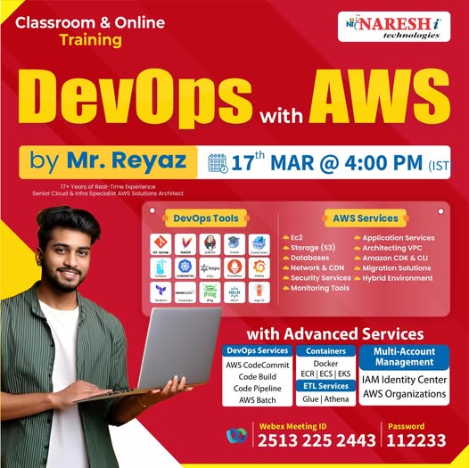 DevOps with AWS Online Training, Online Event