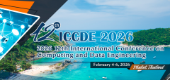 2026 12th International Conference on Computing and Data Engineering (ICCDE 2026)
