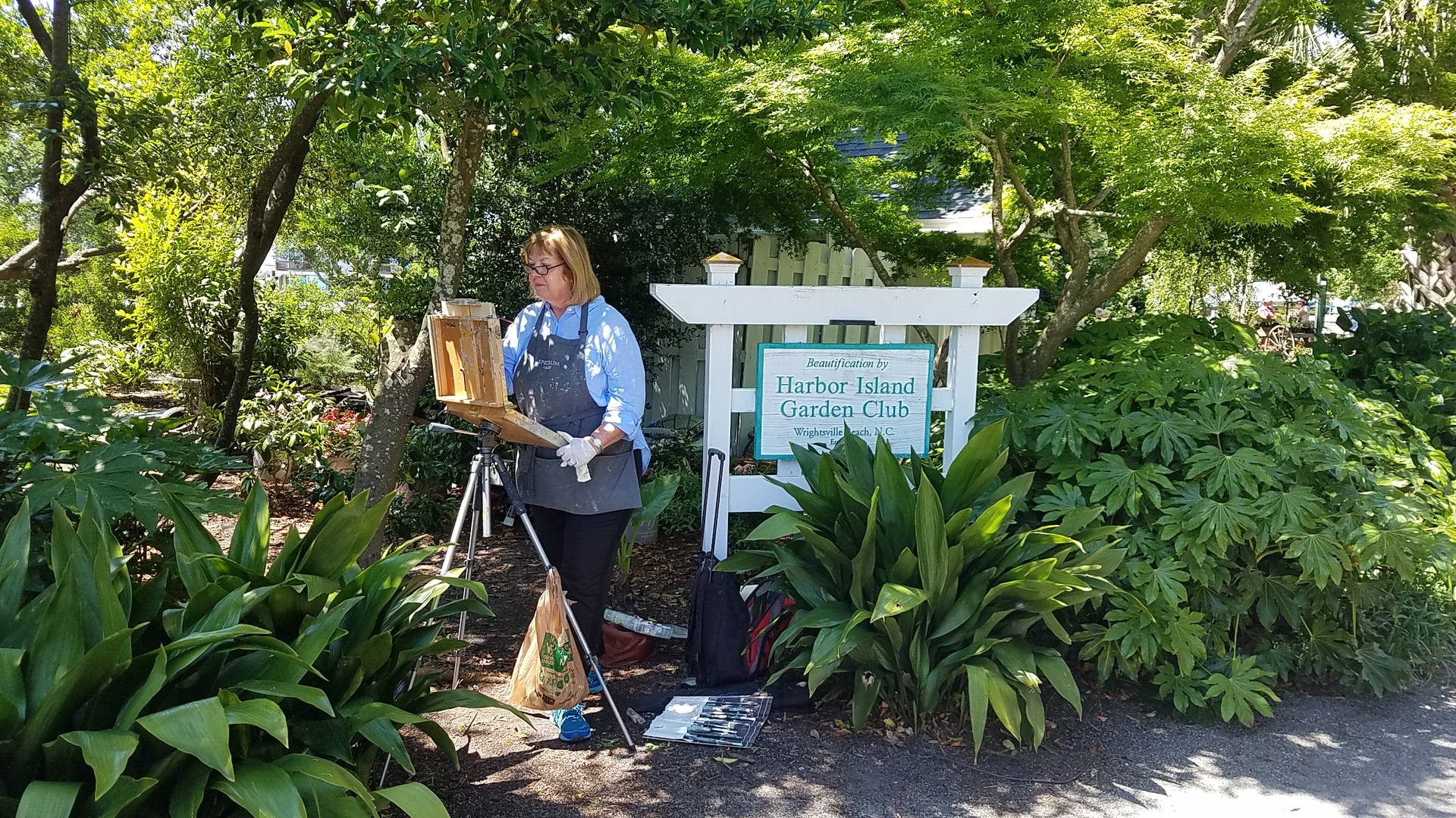Art at The Harbor Way Gardens, April 26, 2025, Wrightsville Beach, Wrightsville Beach, North Carolina, United States