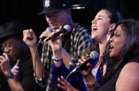 Motion (USA) Circle Singing, San Francisco, California, United States