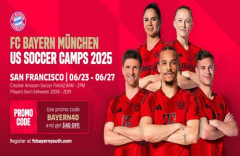 BAYERN MUNICH SOCCER CAMP SAN FRANCISCO