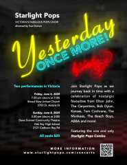Starlight Pops presents "YESTERDAY ONCE MORE!"