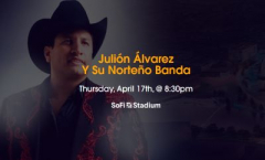 Julión Álvarez Tickets Sofi Stadium April 17th, 2025