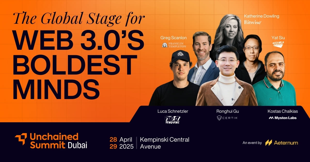 Unchained Summit, Dubai/ United Arab Emirates, Dubai, United Arab Emirates