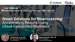 Smart Solutions for Bioprocessing: Accelerating Results Using Cloud-Connected Hardware