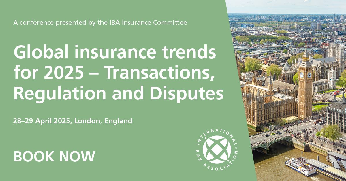 Global insurance trends for 2025 – Transactions, Regulation and Disputes, London, England, United Kingdom