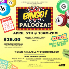 ABWA Imperial River's 2025 Bingo Palooza
