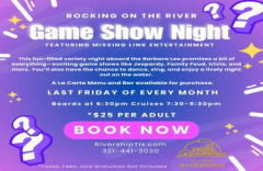 Game Show Night on the Barbara-Lee Paddlewheeler in Sanford FL