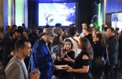 Connecting Film, TV, Music, Media Networking at Mint Leaf Lounge Bank