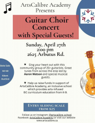Guitar Choir Concert at ArtsCalibre Academy