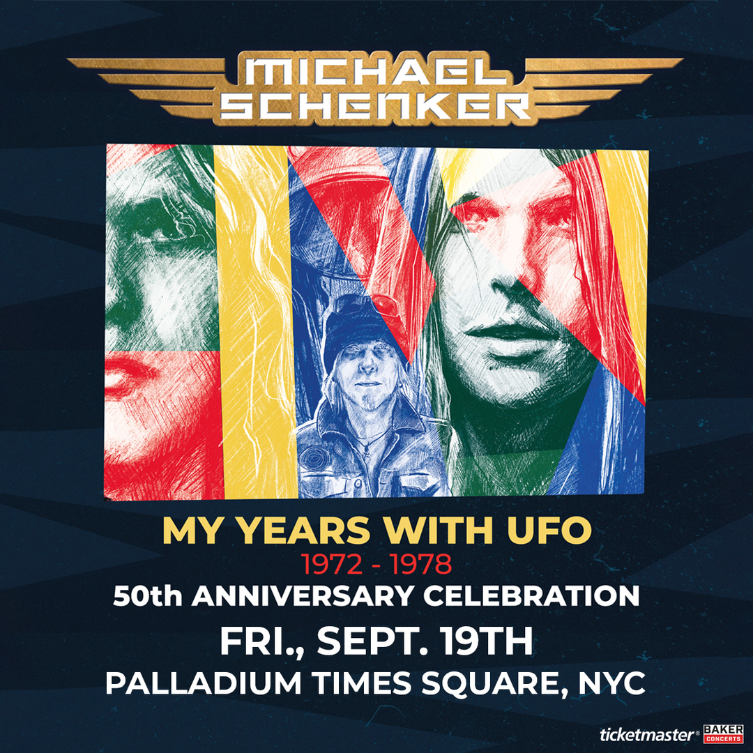 MICHAEL SCHENKER - "My Years With UFO" Tour in NYC at Palladium Times Square on Sept 19th, New York, United States