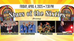 Stars of the Sixties LIVE in Lorain, OH on Friday, April 4, 2025