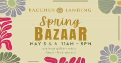 Spring Bazaar at Bacchus Landing