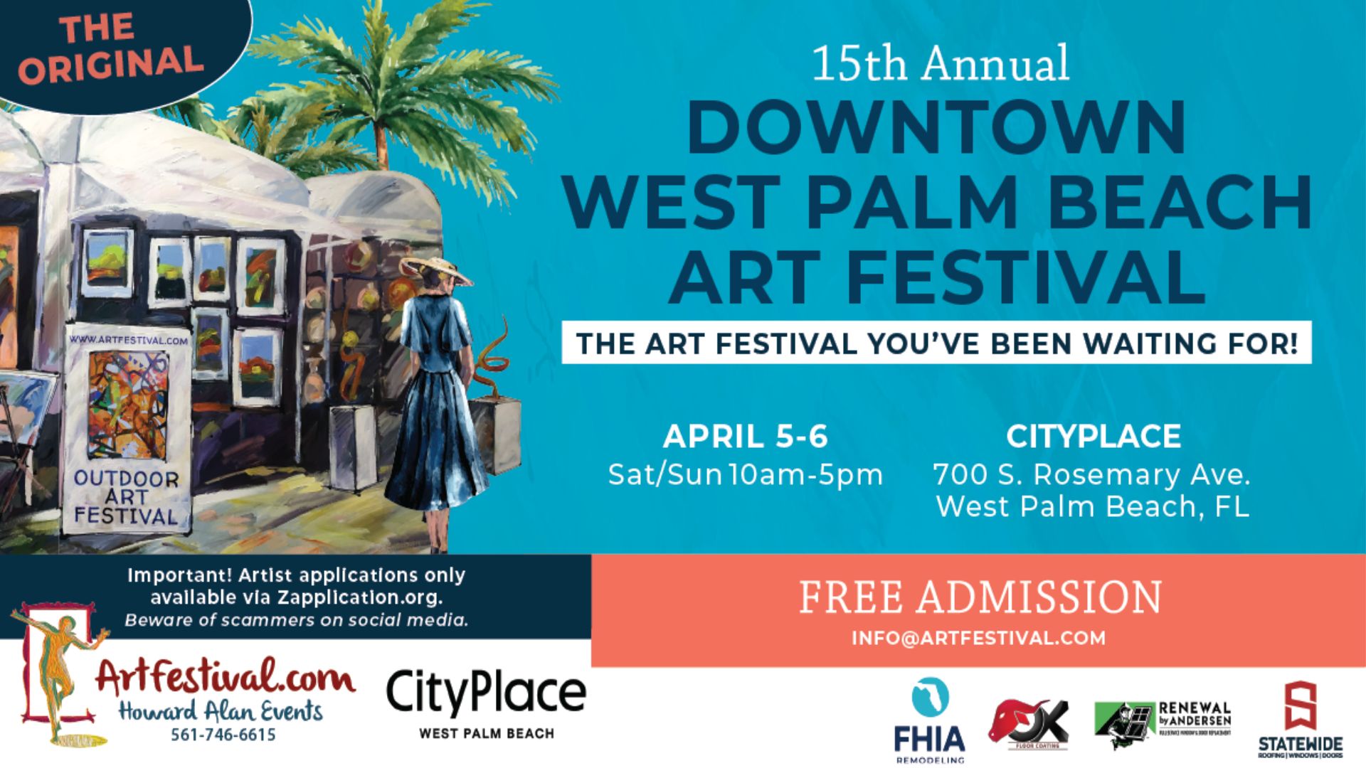 15th Annual Downtown West Palm Beach Art Festival, West Palm Beach, Florida, United States