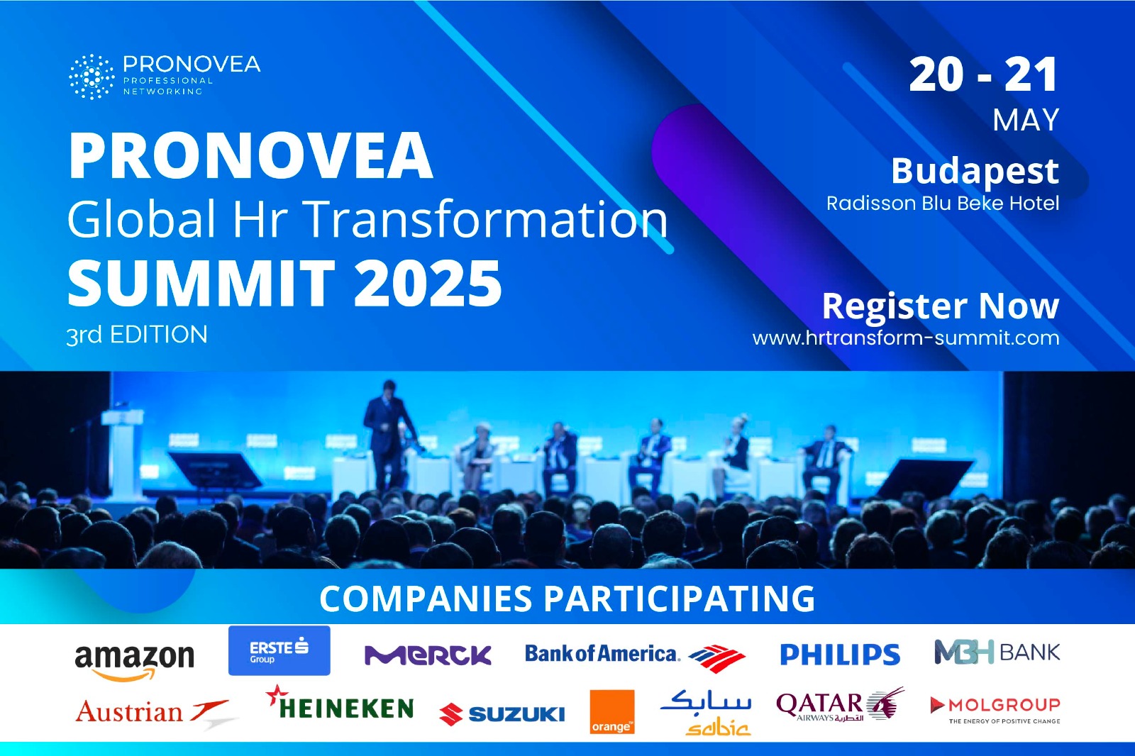 Pronovea Global HR Transformation Summit 2025, Budapest, Hungary