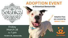 Best Friends Adoption Event at Botanical Bentonville