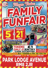 Mayesbrook Park | Mega value family funfair | Park Lodge Avenue | Barking