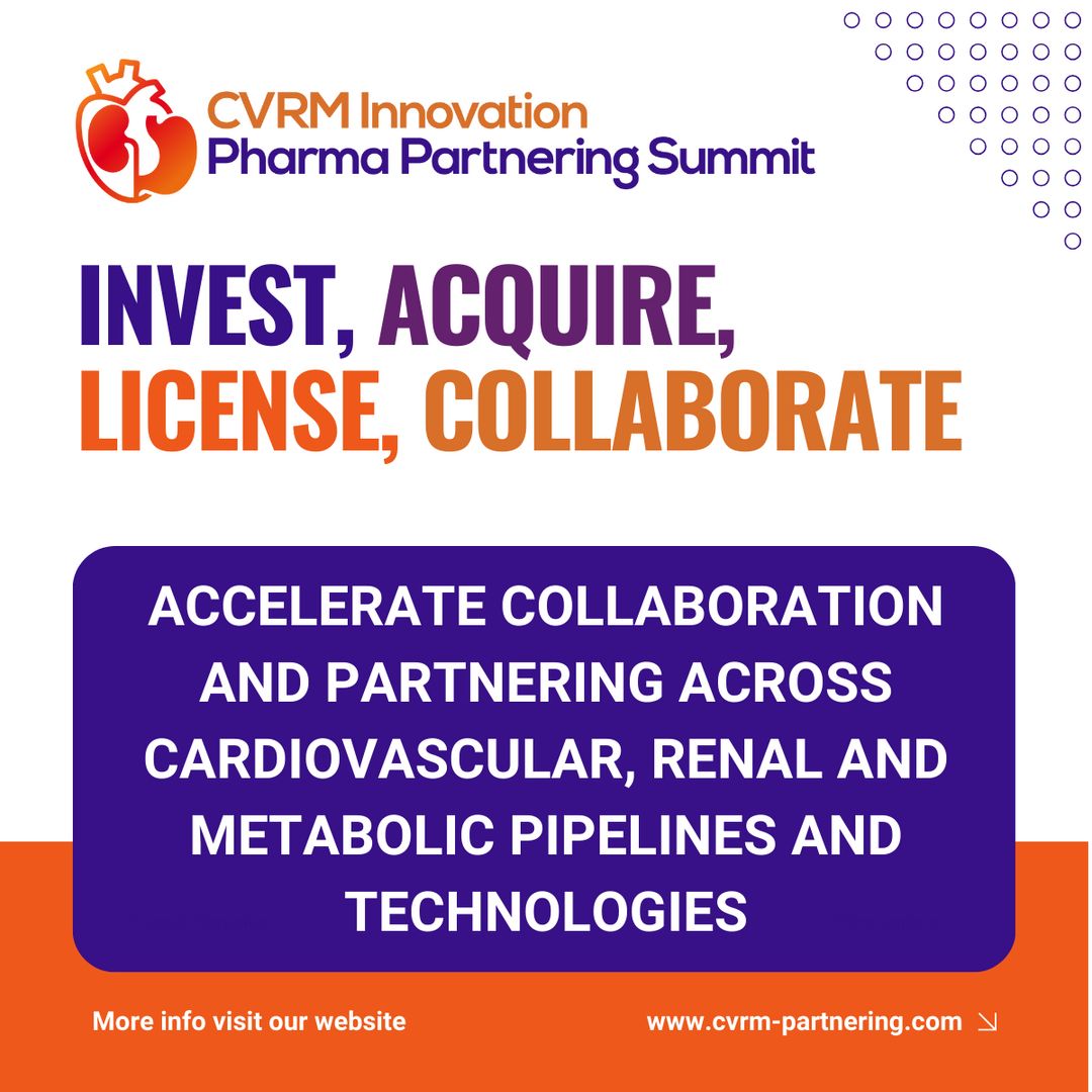Cardio-Renal-Metabolic (CVRM) Innovation Pharma Partnering Summit, Boston, Massachusetts, United States