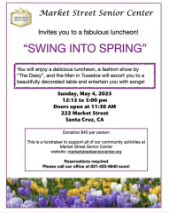 Luncheon, Fashion Show and Entertainment! What a great way to Swing Into Spring!