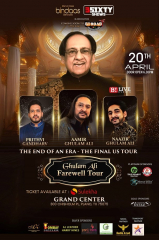 GHULAM ALI - FAREWELL TOUR