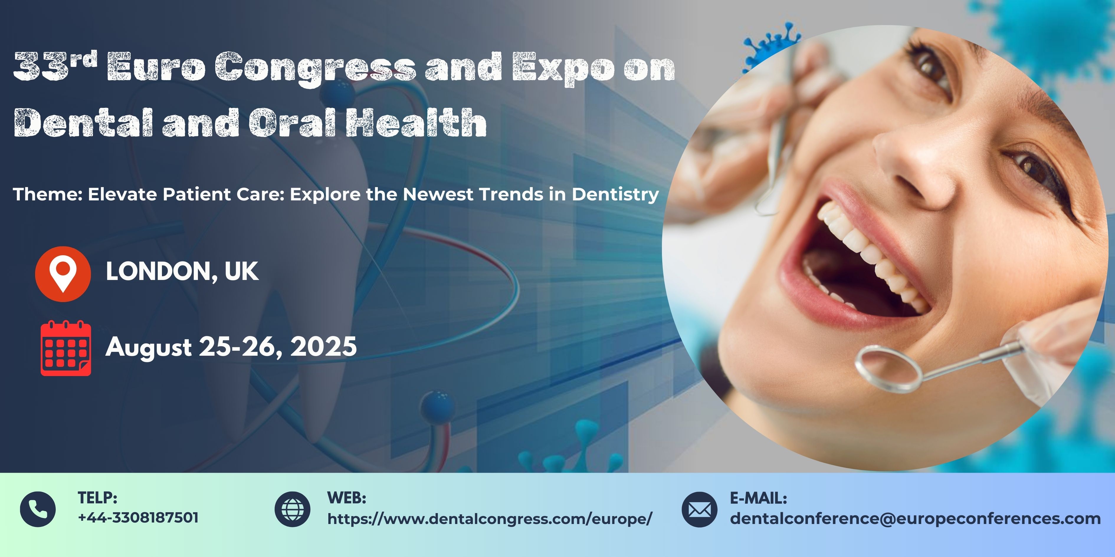 33rd Euro Congress and Expo on Dental and Oral Health, London, United Kingdom