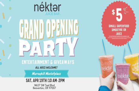 Grand Opening Celebration - Nekter Juice Bar in Beaverton, OR!, Beaverton, Oregon, United States