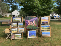 Monday Painters of Dennis~Village Green Art Show~Mondays June 23 to Sept 1
