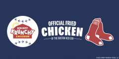 Krispy Krunchy Chicken takes the field at Fenway