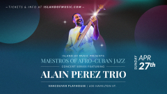 AFRO-CUBAN JAZZ CONCERT feat. ALAIN PEREZ TRIO