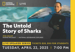 National Geographic LIVE: The Untold Story of Sharks