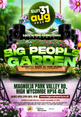 Big People Garden Day Party - Strictly Back In Time Music