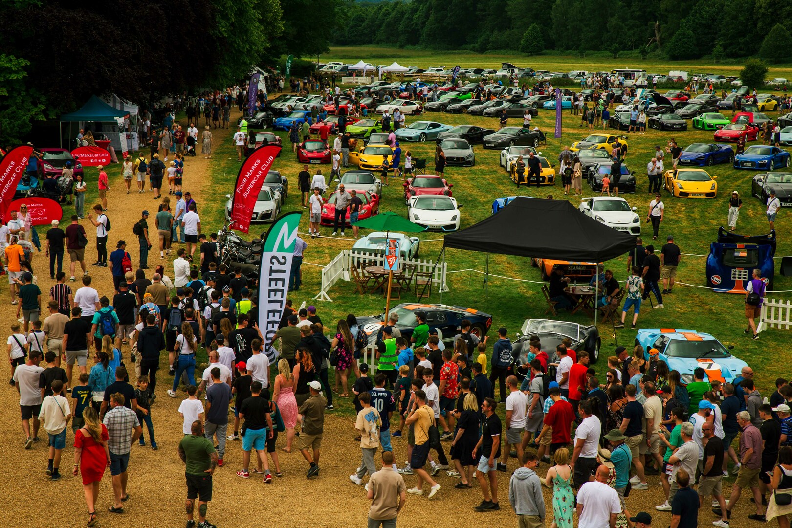 The Steeleford Supercar Show - Stansted House, Hampshire - 22nd June 2025, Rowland's Castle, England, United Kingdom