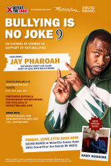 Jay Pharoah to Headline "Bullying Is No Joke 9" To Benefit Anti-Bullying Non-Profit, Defeat the Labe