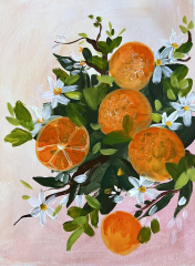 Artvana Paint and Sip Class at The Juice Box Centralia May 2025