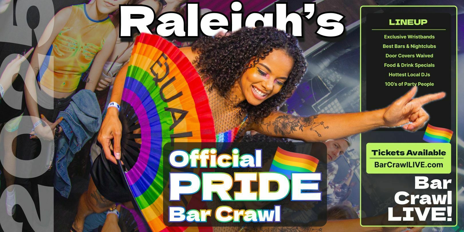 2025 Official Pride Bar Crawl Raleigh LGBTQ Bar Event Bar Crawl LIVE, Raleigh, North Carolina, United States