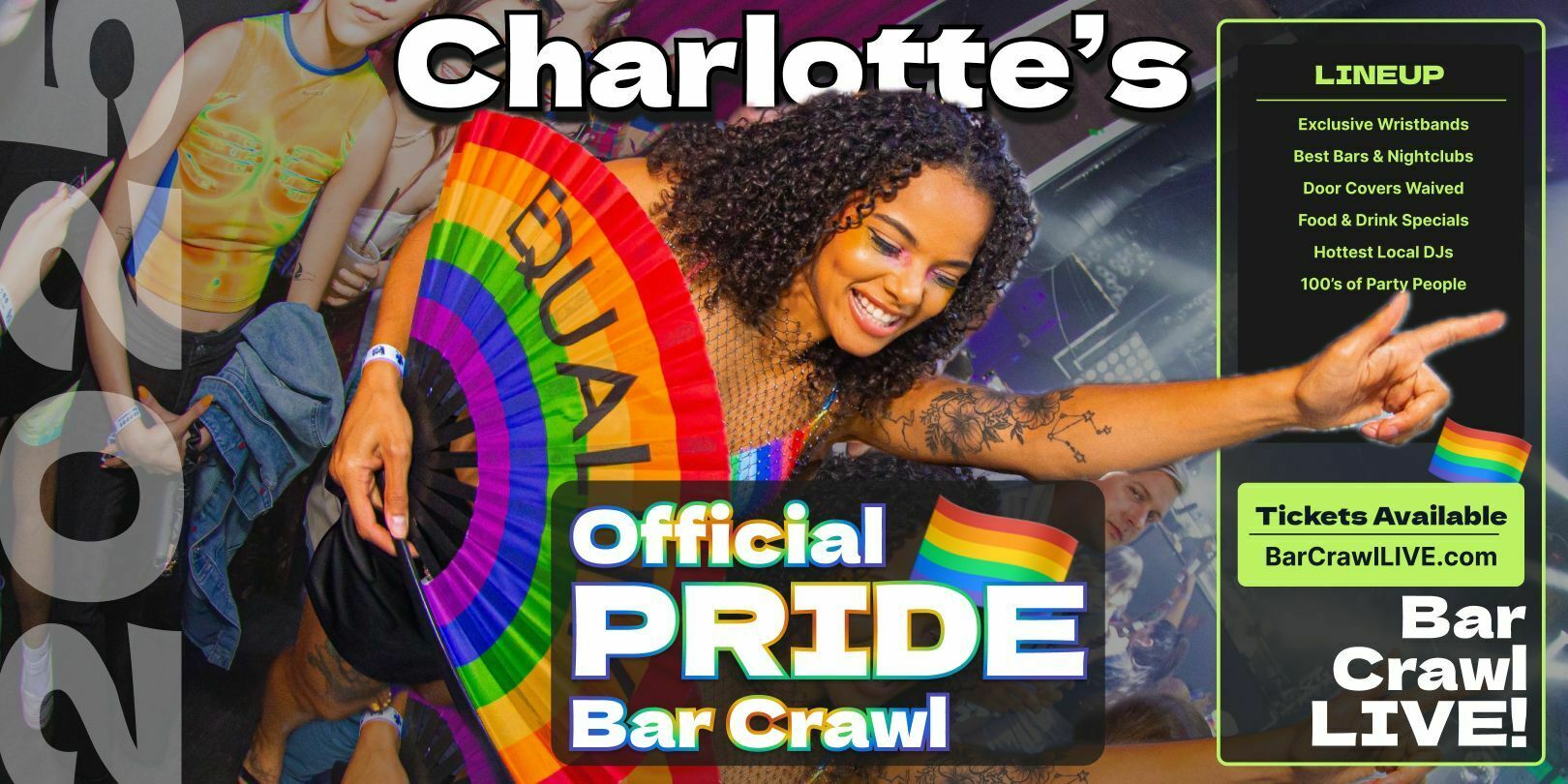 2025 Official Pride Bar Crawl Charlotte LGBTQ+ Bar Event Bar Crawl LIVE, Charlotte, North Carolina, United States