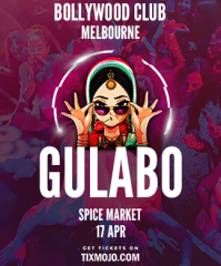 Bollywood Club presents GULABO at Spice Market, Melbourne