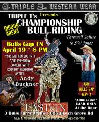 Triple T Championship Bull Riding!! - April 19, 2025