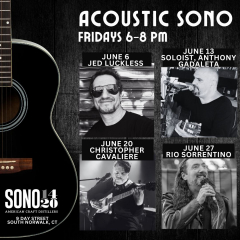 Acoustic SoNo: Live Music Series at SoNo 1420 Distillery - June Listings